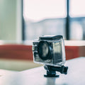 4K action camera with waterproof case — camera kit