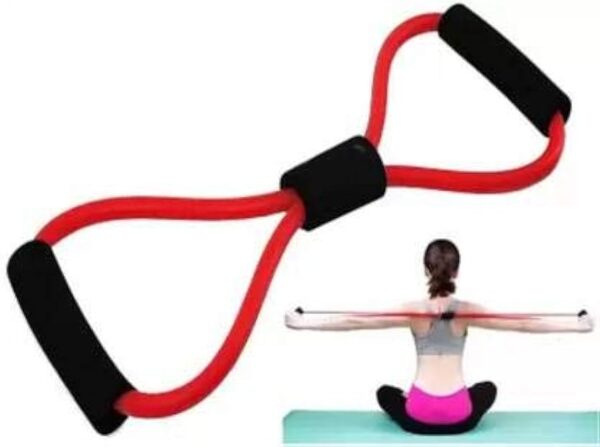 figure 8 resistance band – fitness & stretching tube