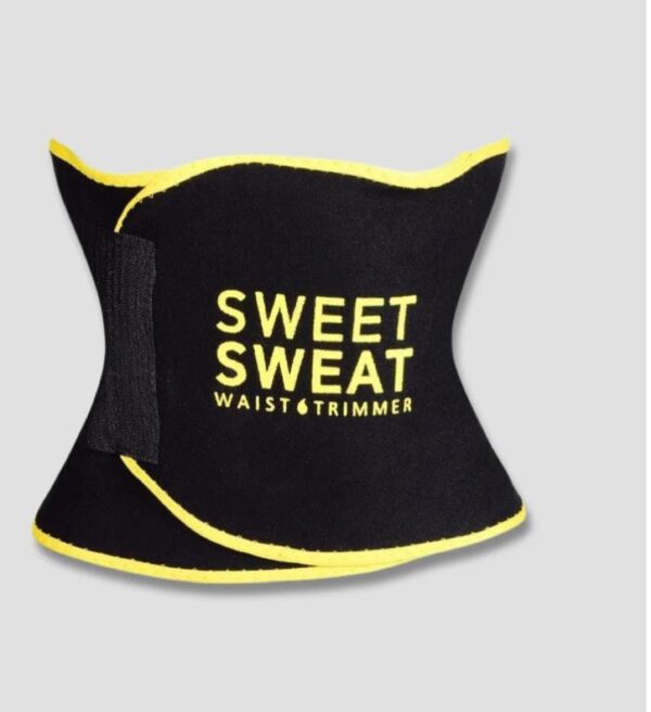 sweet sweat waist trimmer belt – slimming sweat wrap for workout (unisex)
