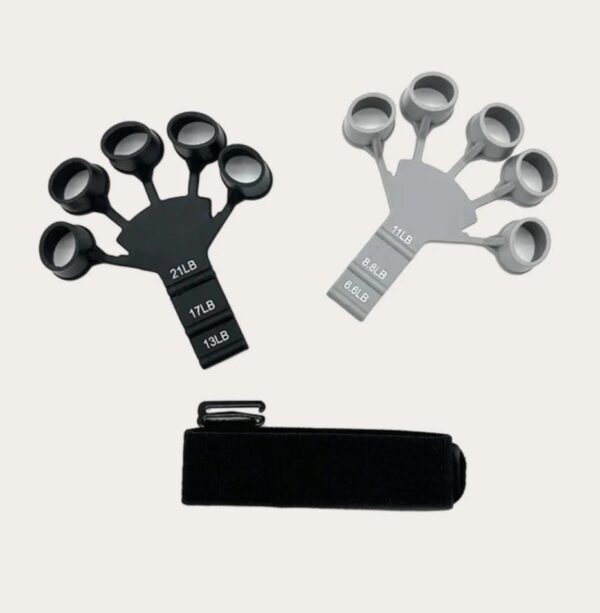 revon finger resistance band set – hand & finger exerciser (6.6–21lb levels)