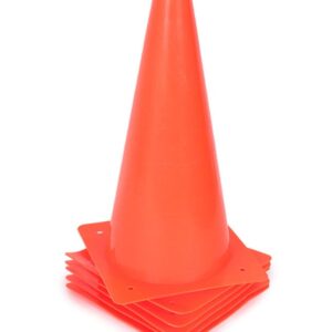 orange traffic & training cones – sports, safety, and outdoor use