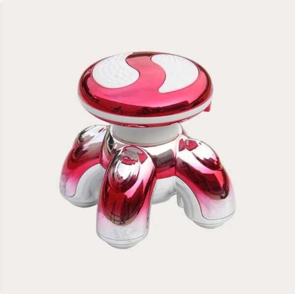 mini handheld electric massager – portable 4 leg design for relaxation & pain relief
