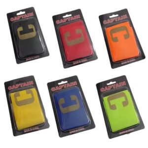 captain armband for sports – adjustable elastic band for football, cricket & team games (multiple colors)