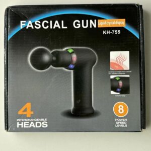mini massage gun – deep tissue muscle massager with 4 heads & usb charging