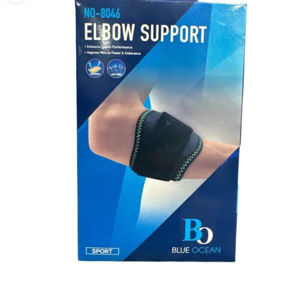 blue ocean elbow support no 8046 – sports compression sleeve for joint protection & performance