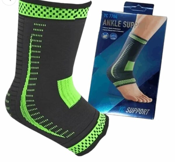 elastic ankle compression support sleeve – sports injury prevention & pain relief