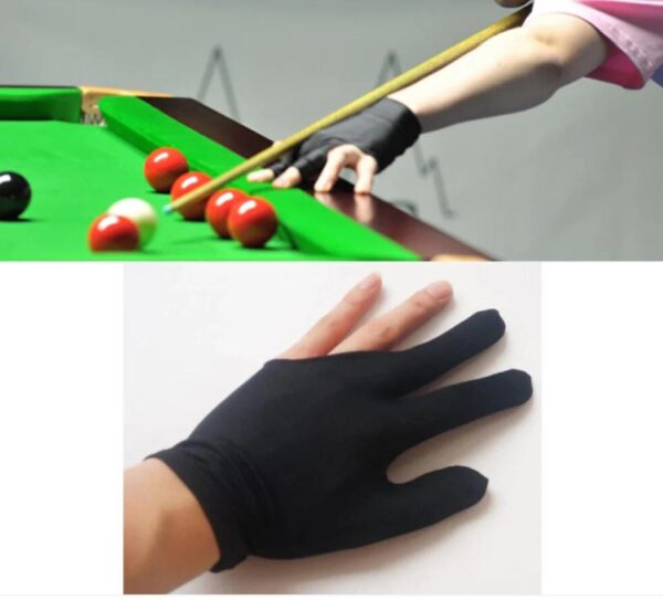 professional 3 finger billiards & snooker cue glove – anti slip smooth stroke