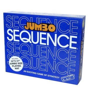 sequence jumbo edition – 32"x27" jumbo mat strategy board game