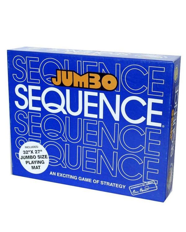 sequence jumbo edition – 32"x27" jumbo mat strategy board game