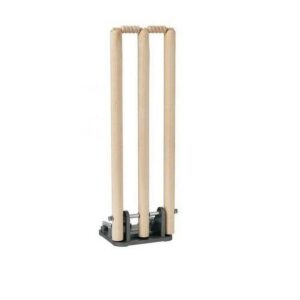 wooden cricket stumps with bails – durable wicket set for practice & matches