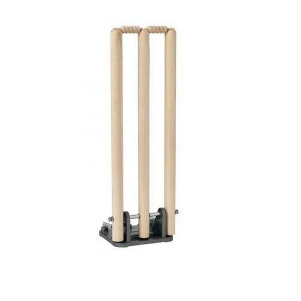 wooden cricket stumps with bails – durable wicket set for practice & matches